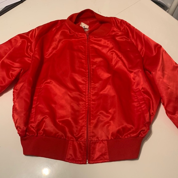 80s Dodge motor sports automotive satin bomber - Picture 1 of 3